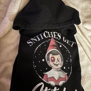 Black Graphic Hoodie